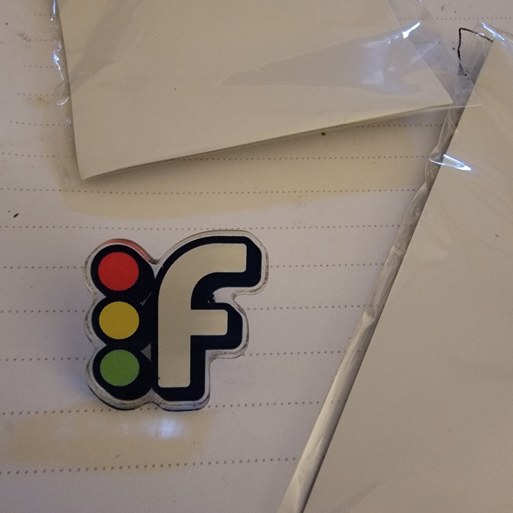 Colorful IF Logo Pin